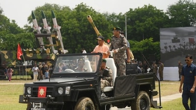 Lt Gen Anindya Sengupta, GOC-in-C, Central Command with Chief Minister Yogi Adityanath (Deepak Gupta/HT) Lt Gen Anindya Sengupta, GOC-in-C, Central Command with Chief Minister Yogi Adityanath (Deepak Gupta/HT)