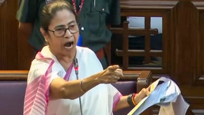 West Bengal chief minister Mamata Banerjee speaks after tabling of the Aparajita Woman and Child Bill (West Bengal Criminal Laws and Amendment Bill 2024) during a session of the state Legislative Assembly in Kolkata on Tuesday, (PTI) West Bengal chief minister Mamata Banerjee speaks after tabling of the Aparajita Woman and Child Bill (West Bengal Criminal Laws and Amendment Bill 2024) during a session of the state Legislative Assembly in Kolkata on Tuesday, (PTI)