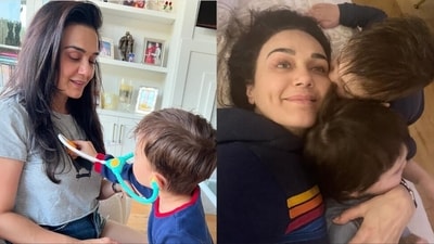 Preity Zinta has two kids. Preity Zinta has two kids.