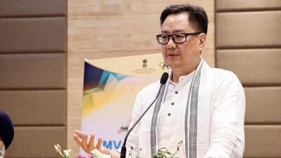 Rijiju pointed out that in 2018, Parliament had passed a law which included provisions for establishing fast-track special courts. (Kiren Rijiju | Facebook) Rijiju pointed out that in 2018, Parliament had passed a law which included provisions for establishing fast-track special courts. (Kiren Rijiju | Facebook)