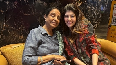 Sanjana Sanghi with Lata Vaidyanathan Sanjana Sanghi with Lata Vaidyanathan