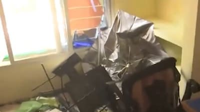 Screengrab from a viral video of the incident (ANI) Screengrab from a viral video of the incident (ANI)