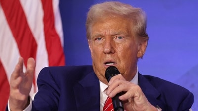 Donald Trump claims he would release UFO footage, Epstein files and more if elected (Photo by ALEX WONG / GETTY IMAGES NORTH AMERICA / Getty Images via AFP) (Getty Images via AFP) Donald Trump claims he would release UFO footage, Epstein files and more if elected (Photo by ALEX WONG / GETTY IMAGES NORTH AMERICA / Getty Images via AFP) (Getty Images via AFP)