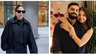 Anushka Sharma was recently clicked in Mumbai airport after returning from London. Anushka Sharma was recently clicked in Mumbai airport after returning from London.