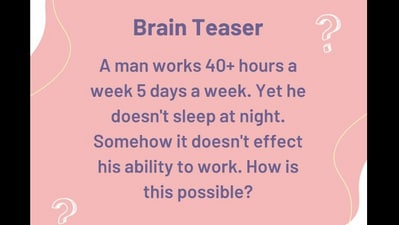 Will you be able to solve this brain teaser? Will you be able to solve this brain teaser?