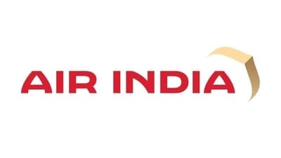 Air India logo. Air India logo.