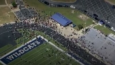An "active shooter" situation unfolded at Apalachee High School in Georgia on Wednesday morning, September 4. At least one person was reported dead. Law enforcement has yet to publicly reveal other casualties (if any). (Fox News) An "active shooter" situation unfolded at Apalachee High School in Georgia on Wednesday morning, September 4. At least one person was reported dead. Law enforcement has yet to publicly reveal other casualties (if any). (Fox News)