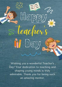 Teachers notice our potential and chisel our skills. Teachers notice our potential and chisel our skills.