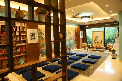 The NKB Meditation Centre allows 20 people to register in one session, which is presently being organised only during the weekends. (Photo: Manoj Verma/HT)