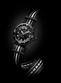 Blancpain x Swatch Bioceramic Scuba Fifty Fathoms watch Blancpain x Swatch Bioceramic Scuba Fifty Fathoms watch