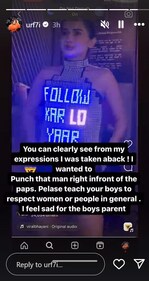 Uorfi Javed shared her shocking reaction to a teenager's lewd comment. Uorfi Javed shared her shocking reaction to a teenager's lewd comment.