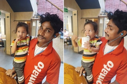 Devendra Mehra shared this picture of Sonu and his daughter, Devendra Mehra shared this picture of Sonu and his daughter,