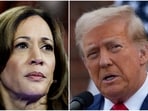 U.S. Vice President Kamala Harris in Milwaukee, Wisconsin, U.S. August 20, 2024 and former U.S. President Donald Trump in Bedminster, New Jersey, U.S., August 15, 2024 are seen in a combination of file photographs. 