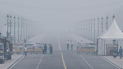 A smog covered morning from winter 2023. (HT Archive) A smog covered morning from winter 2023. (HT Archive)