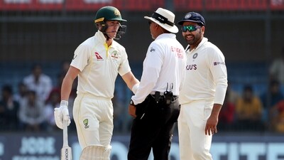 Australia's Marnus Labuschagne in a discussion with the umpire during the Border-Gavaskar trophy in 2023. Rohit Sharma (R) joins the discussion (ANI) Australia's Marnus Labuschagne in a discussion with the umpire during the Border-Gavaskar trophy in 2023. Rohit Sharma (R) joins the discussion (ANI)