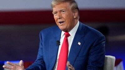 Republican presidential nominee former President Donald Trump participates in a town hall with FOX News host Sean Hannity at the New Holland Arena, Wednesday, Sept. 4, 2024, in Harrisburg, Pa. AP/PTI(AP09_05_2024_000001A) (AP)