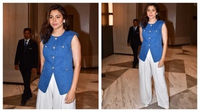 Anushka's Day 2 look is all about the effortless glam. Anushka's Day 2 look is all about the effortless glam.