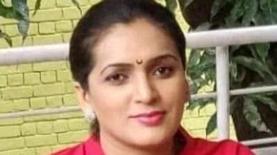 As state women commission chief Rupali Chakankar’s name is being considered by NCP for the legislative council, party leader Rupali Patil Thombre (in pic) has raised objection. (HT) As state women commission chief Rupali Chakankar’s name is being considered by NCP for the legislative council, party leader Rupali Patil Thombre (in pic) has raised objection. (HT)