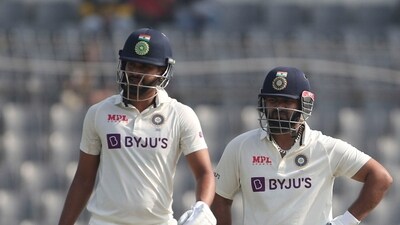 Rishabh Pant and Shreyas Iyer during Day 2 of the 2nd Test against Bangladesh in December 2022 (AP) Rishabh Pant and Shreyas Iyer during Day 2 of the 2nd Test against Bangladesh in December 2022 (AP)