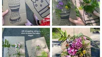 @theconfusedstories shared a beautiful DIY flower pot project that doubles as an elegant décor item. @theconfusedstories shared a beautiful DIY flower pot project that doubles as an elegant décor item.