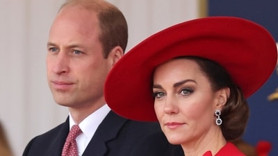 Britain's Prince William, left, and Britain's Kate, Princess of Wales, attend a ceremonial welcome for the President and the First Lady of the Republic of Korea at Horse Guards Parade in London, England on Nov. 21, 2023. (Chris Jackson/Pool Photo via AP, File) (AP) Britain's Prince William, left, and Britain's Kate, Princess of Wales, attend a ceremonial welcome for the President and the First Lady of the Republic of Korea at Horse Guards Parade in London, England on Nov. 21, 2023. (Chris Jackson/Pool Photo via AP, File) (AP)