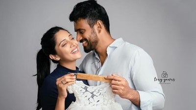 Milana Nagaraj and Darling Krishna have been blessed with a girl. Milana Nagaraj and Darling Krishna have been blessed with a girl.