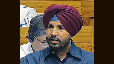 Ludhiana MP Amarinder Singh Raja Warrin said Illusion of relief by initial free power units is shattered as families, businesses are forced to pay exorbitant rates beyond this limit (HT File)