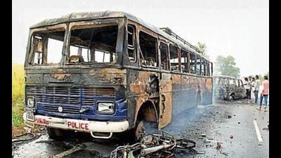 On March 11, while hearing a plea filed by Ram Rahim in 2015 sacrilege cases, the high court had stayed further proceeding against the Sirsa dera head. (HT File) On March 11, while hearing a plea filed by Ram Rahim in 2015 sacrilege cases, the high court had stayed further proceeding against the Sirsa dera head. (HT File)