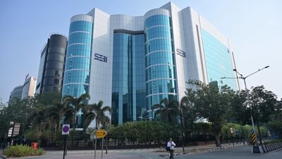 The Sebi Bhavan at BKC Bandra in Mumbai. (PTI) The Sebi Bhavan at BKC Bandra in Mumbai. (PTI)