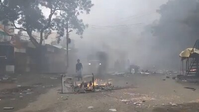 The protests escalated into violence due to the accused being from a different community. (X/@TVG_BJP) The protests escalated into violence due to the accused being from a different community. (X/@TVG_BJP)