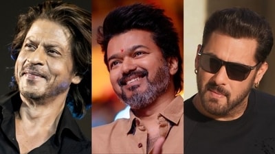 Shah Rukh Khan, Vijay and Salman Khan are the top three celebrity taxpayers in 2024. Shah Rukh Khan, Vijay and Salman Khan are the top three celebrity taxpayers in 2024.