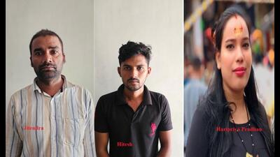 The trio was arrested near Ekana Stadium after intelligence was gathered by a police team. (Sourced)