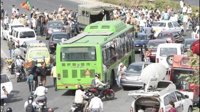 Traffic hot spots were analysed to have higher concentrations of ground-level ozone. (HT Archive) Traffic hot spots were analysed to have higher concentrations of ground-level ozone. (HT Archive)