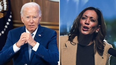 Joe Biden, Kamala Harris condemn gun violence after Georgia school shooting (Photo by SAUL LOEB / AFP, REUTERS/Brian Snyder/File Photo) Joe Biden, Kamala Harris condemn gun violence after Georgia school shooting (Photo by SAUL LOEB / AFP, REUTERS/Brian Snyder/File Photo)