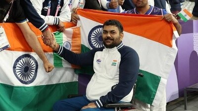 Dharambir faced a life-altering accident when a misjudged dive into a canal left him paralyzed from the waist down (Getty Images) Dharambir faced a life-altering accident when a misjudged dive into a canal left him paralyzed from the waist down (Getty Images)