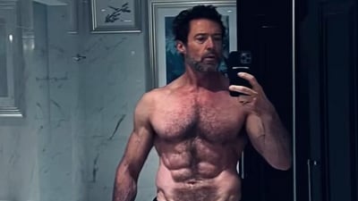 Hugh Jackman posted a mirror selfie as he thanked his team for getting him into optimal shape for Deadpool & Wolverine. Hugh Jackman posted a mirror selfie as he thanked his team for getting him into optimal shape for Deadpool & Wolverine.