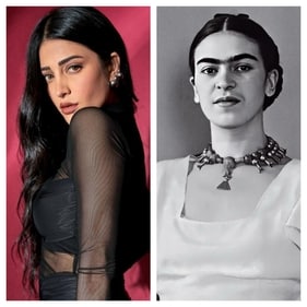 Shruti Haasan and Frida Kahlo