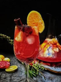 Zesty grapefruit sangria Zesty grapefruit sangria