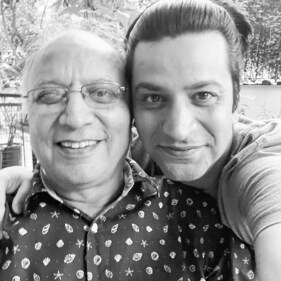 Chef Kunal Kapur with his father (facebook) Chef Kunal Kapur with his father (facebook)