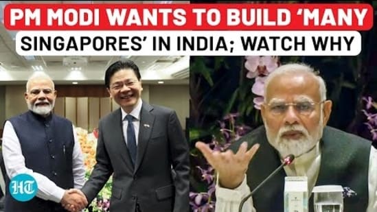 PM Modi Signs Big Semiconductor Deal With Singapore, Hails Inspiring Growth