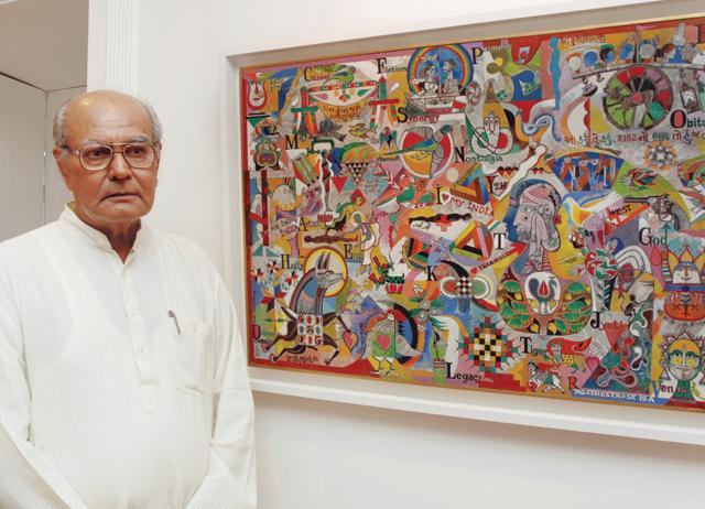 Jyoti Bhatt’s pop imagery is both impactful and layered. (DAG ) Jyoti Bhatt’s pop imagery is both impactful and layered. (DAG )