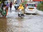 A waterlogged street in Gurugram's sector-37C near Rama Garden, on Thursday, September 5, 2024. (Photo by Parveen Kumar/Hindustan Times) A waterlogged street in Gurugram's sector-37C near Rama Garden, on Thursday, September 5, 2024. (Photo by Parveen Kumar/Hindustan Times)