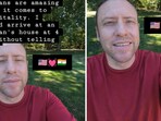 The image shows the American man whose video of visiting an Indian house unannounced has gone viral. The image shows the American man whose video of visiting an Indian house unannounced has gone viral.