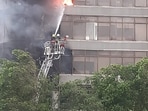 The fire's rapid spread was fuelled by the aluminium composite panel (ACP) cladding in the building's ducting.