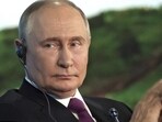 Russian President Vladimir Putin applauds during the plenary session of the Eastern Economic Forum in Vladivostok, Russia, on Thursday. (AP)