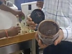 During the raid the excise team has seized 23 pieces, totalling 11.5 kg of whisky ice cream, and registered a case against the accused's. During the raid the excise team has seized 23 pieces, totalling 11.5 kg of whisky ice cream, and registered a case against the accused's.