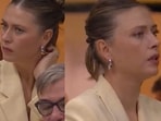 Maria Sharapova made a bizarre expression in a viral video. Maria Sharapova made a bizarre expression in a viral video.