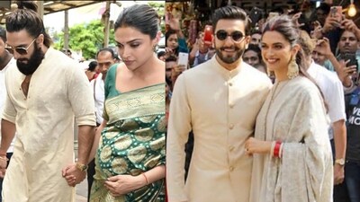 Ranveer Singh and Deepika Padukone’s Siddhivinayak visit gave fans a déjà vu. Ranveer Singh and Deepika Padukone’s Siddhivinayak visit gave fans a déjà vu.