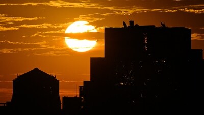 China’s weather authority said the nation had its hottest summer since records began in 1961, with heat scorching crops from rice to corn. (Photo by ADEK BERRY / AFP) (AFP) China’s weather authority said the nation had its hottest summer since records began in 1961, with heat scorching crops from rice to corn. (Photo by ADEK BERRY / AFP) (AFP)