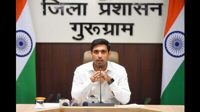Deputy commissioner and district election officer Nishant Kumar Yadav emphasised the importance of this move. He announced that candidates must publish these details in both newspapers and television channels. (HT PHOTO)
